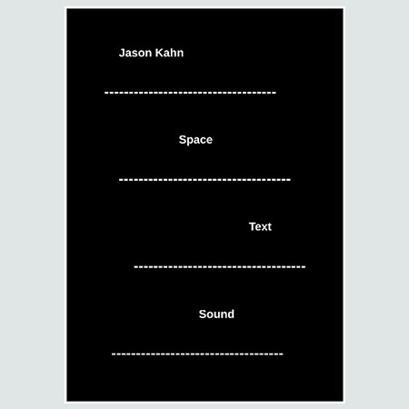 Space Text Sound